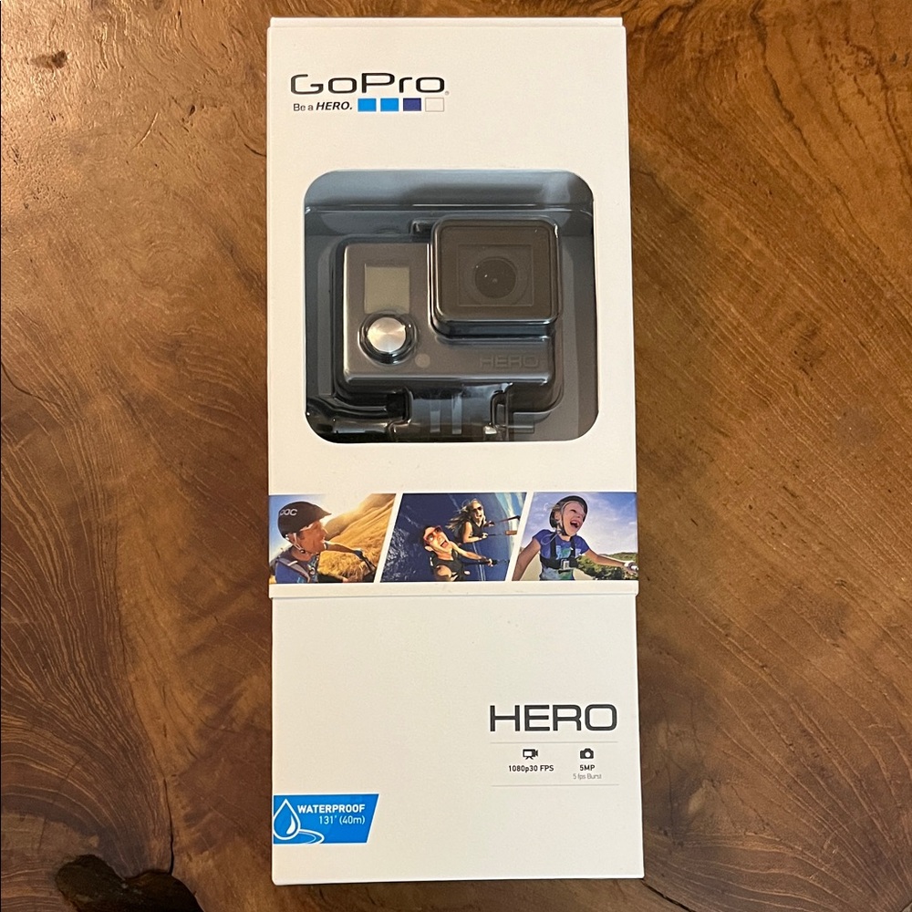 GoPro HERO with Black and Silver Design